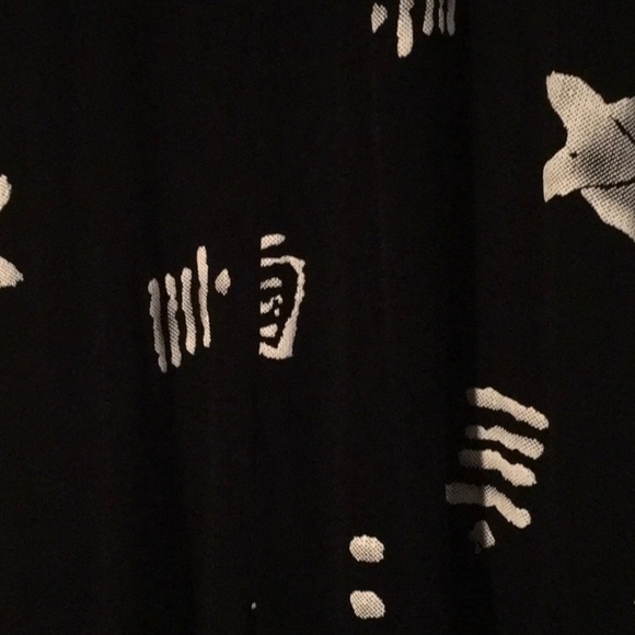 Pretty Woman Collection size 10 black with white print dress - Picture 4 of 4